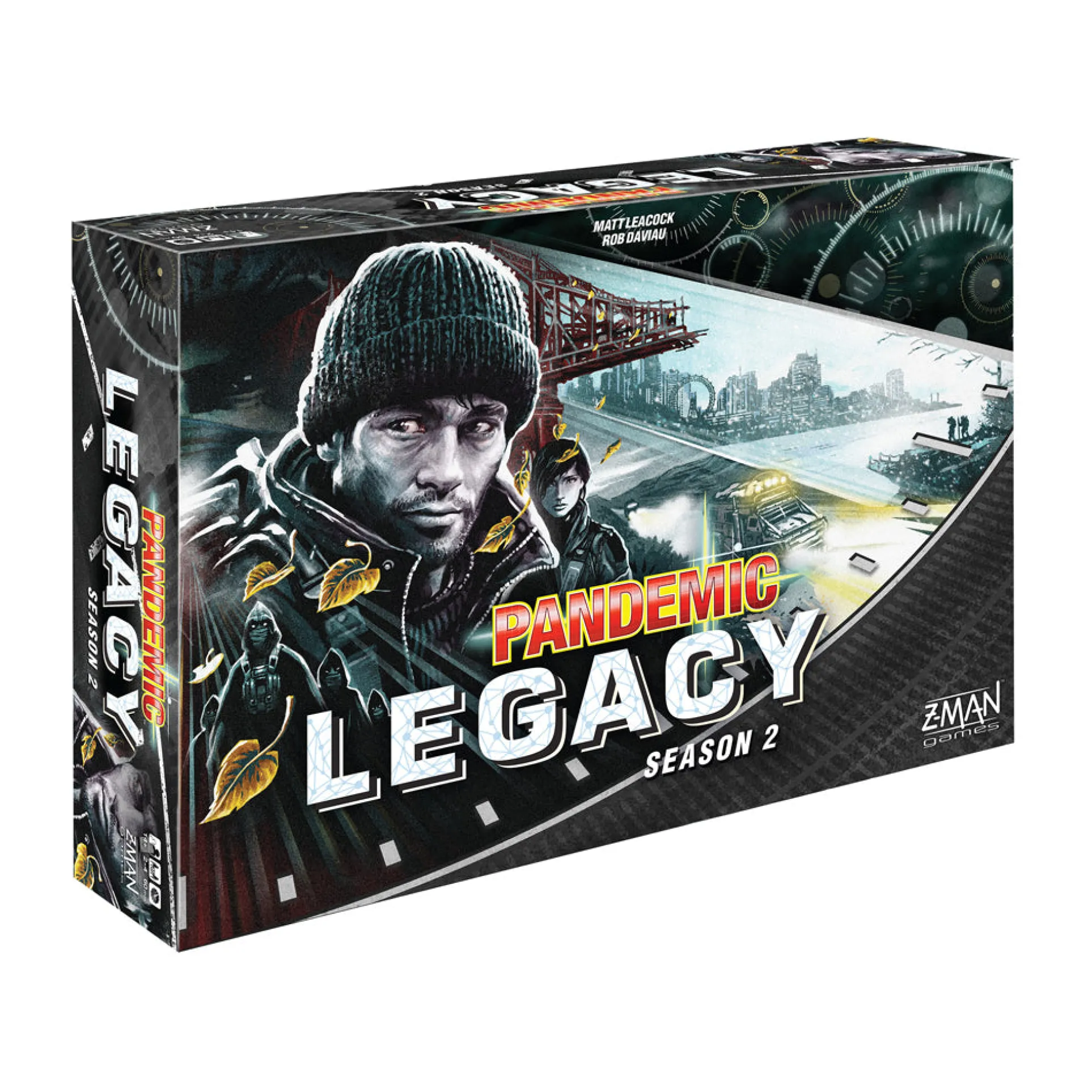 Z-Man Games Pandemic: Legacy Season 2, Black Edition Board Game