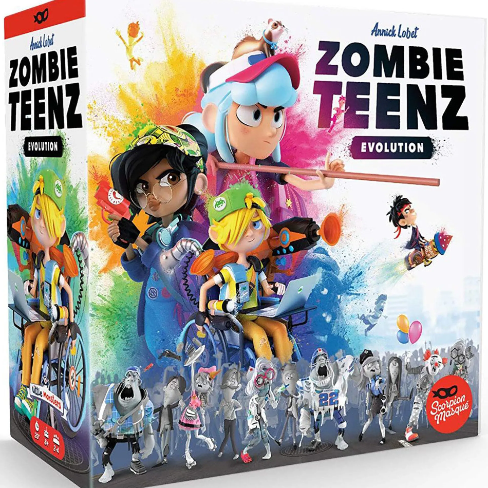 Zombie Teenz Evolution Cooperative Board Game for Ages 8+