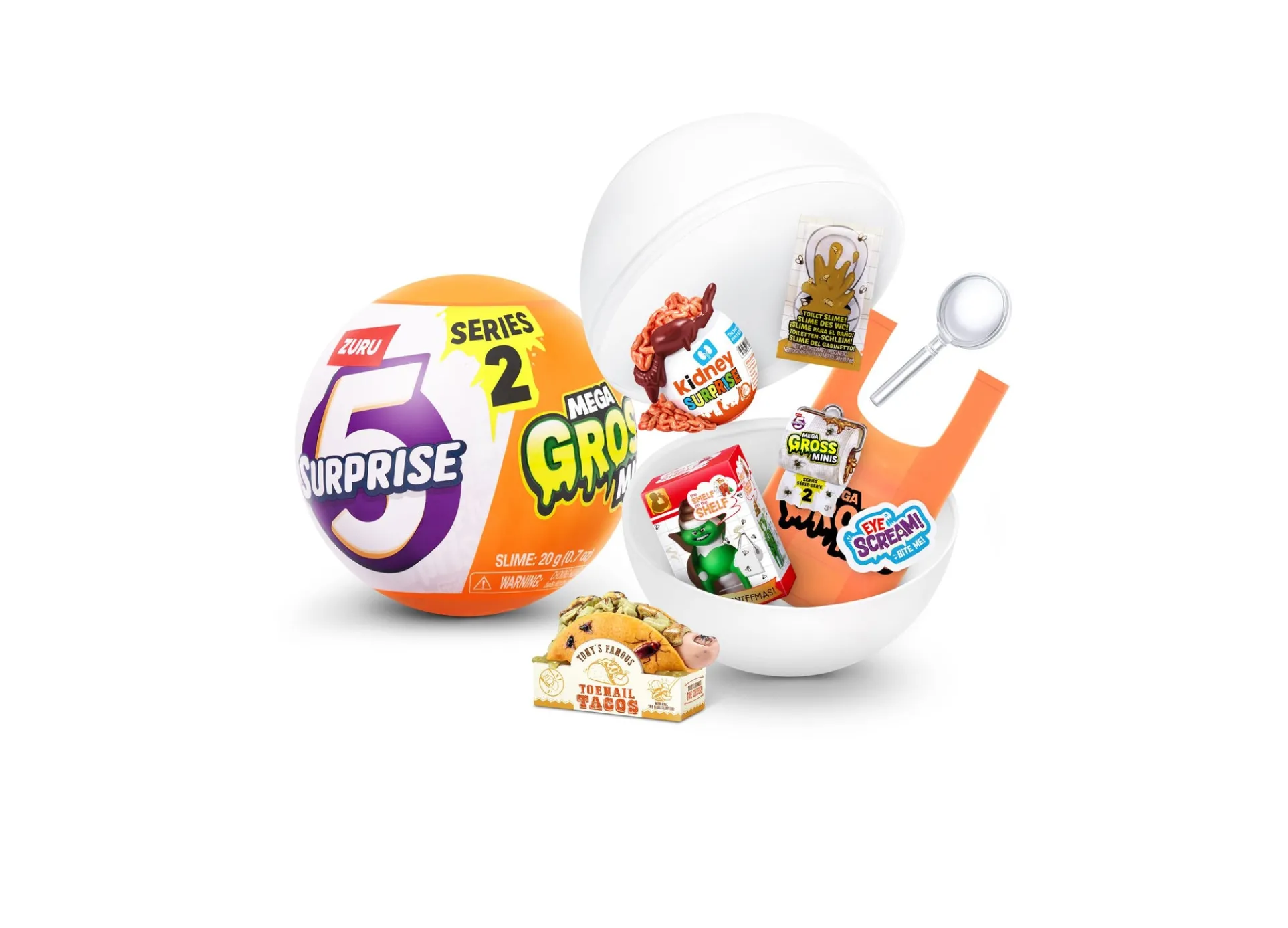 Zuru 5 Surprise Mega Gross Minis Series 2 Blind Pack (Colors/Styles May Vary)