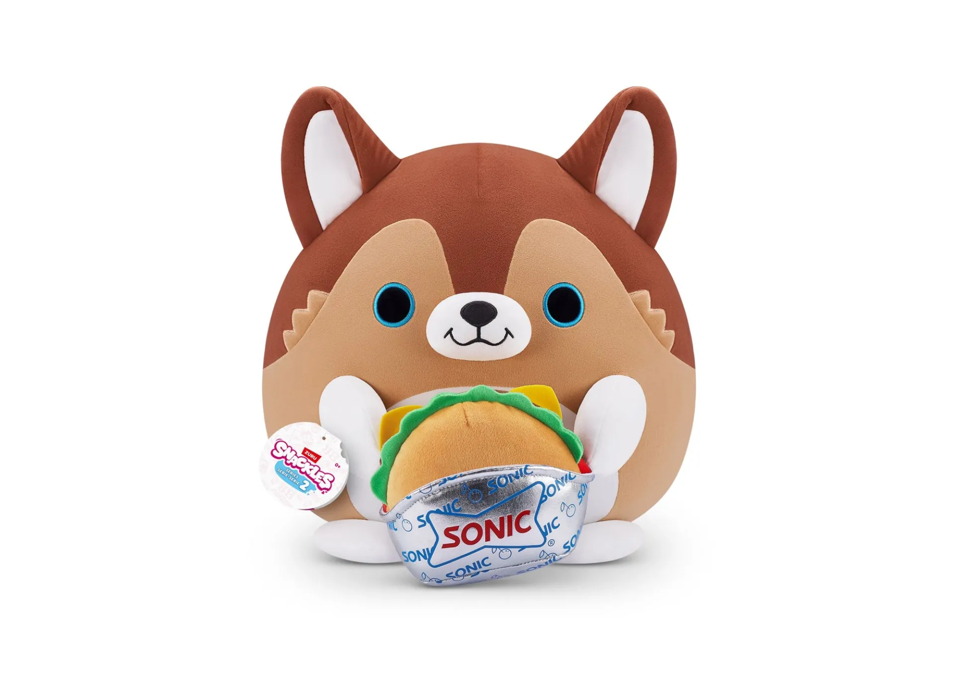 ZURU Snackles Sonic Ultra-Squeezable Plush Collection