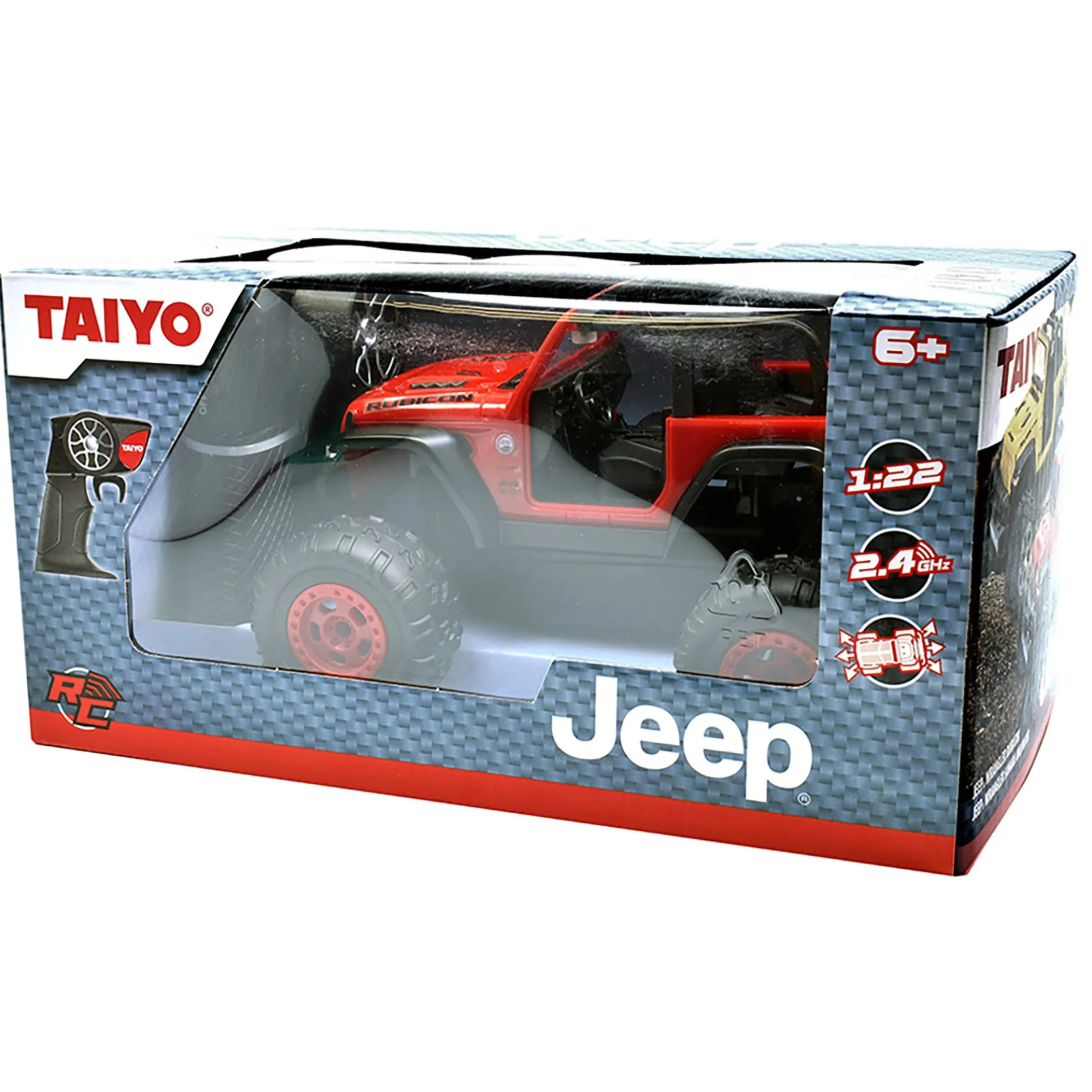 Taiyo Radio Control 1:22 Jeep Wrangler Rubicon - Red